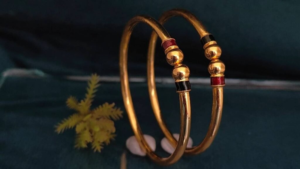 916 Gold Hallmarked Bachha Kadli BB-003