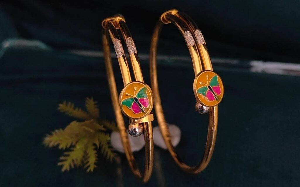916 Gold Indian Design Bachha Kadli BB-009
