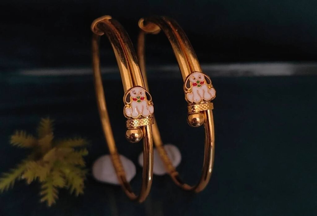 916 Gold Hallmarked Bachha Kadli BB-022