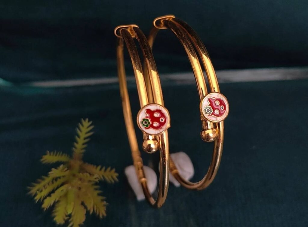 916 Gold Delicate Bachha Kadli BB-025