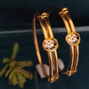 916 Gold Stylish Bachha Kadli BB-027