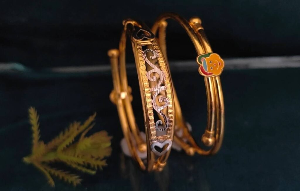 916 Gold Daily Wear Bachha Kadli BB-037