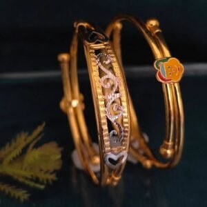 916 Gold Daily Wear Bachha Kadli BB-037