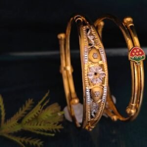 916 Gold Handmade Bachha Kadli BB-038