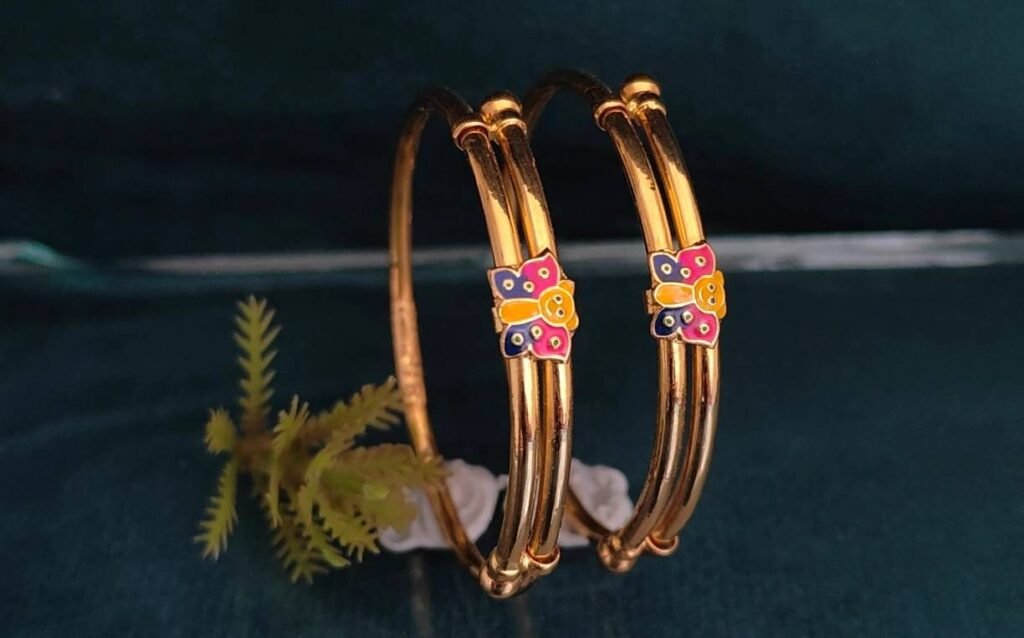 916 Gold Stylish Bachha Kadli BB-046