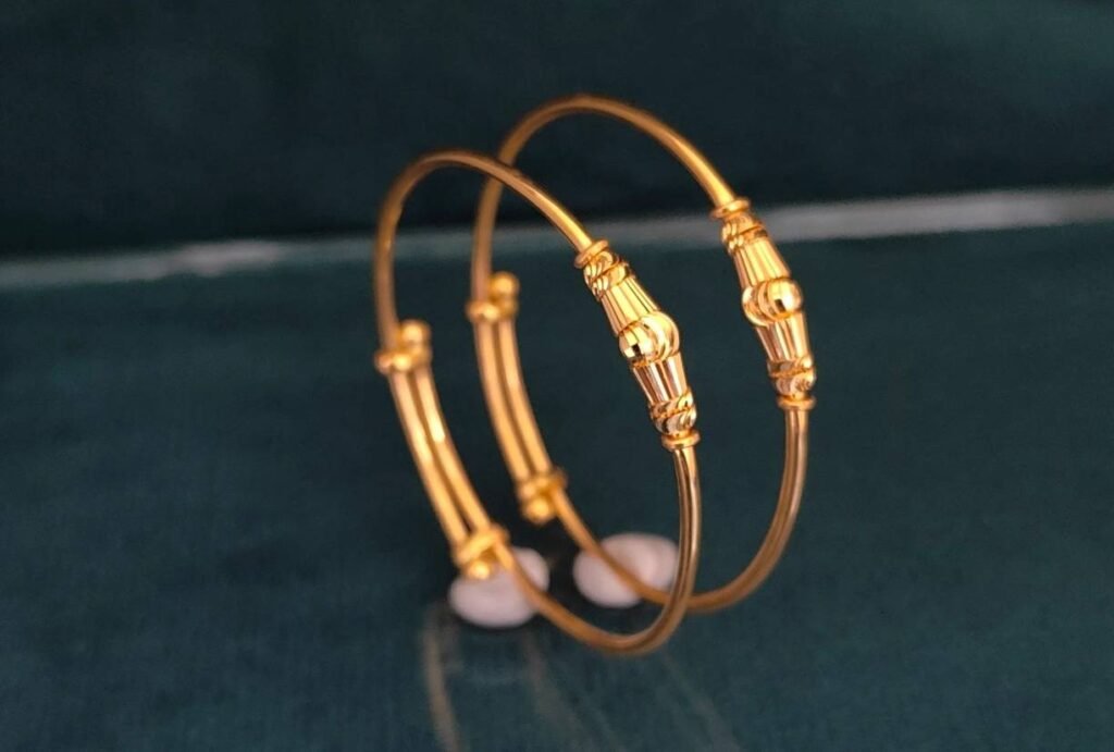 916 Gold Indian Design Bachha Kadli BB-047