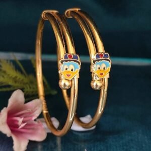 916 Gold Simple  Bachha Kadli BB-073