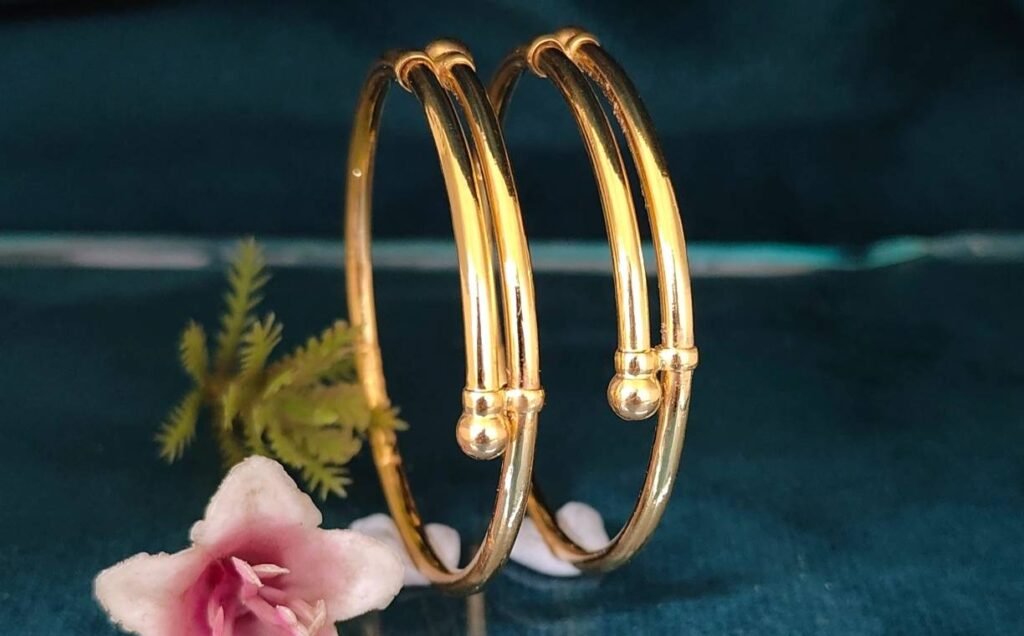 916 Gold Handmade Bachha Kadli BB-075
