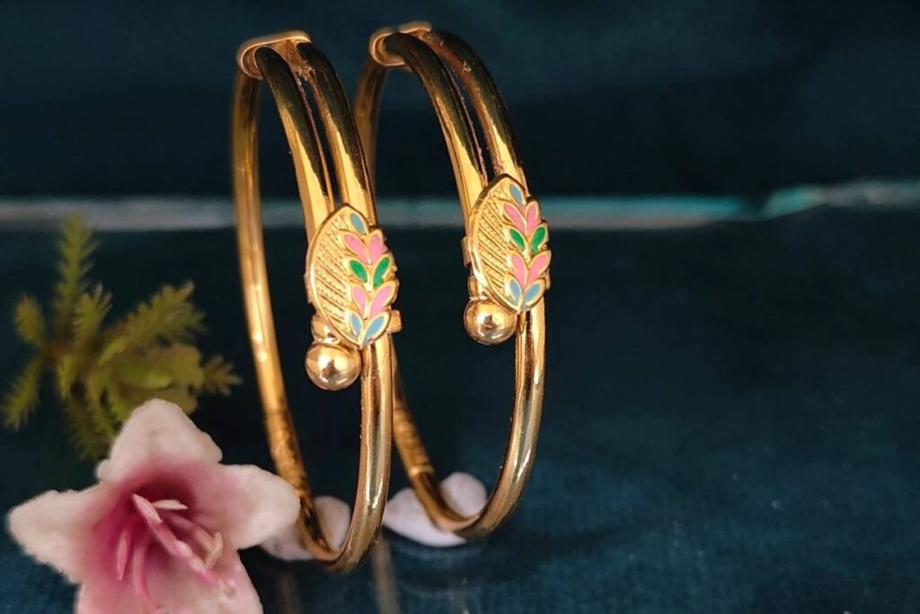 916 Gold Hallmarked Bachha Kadli BB-078