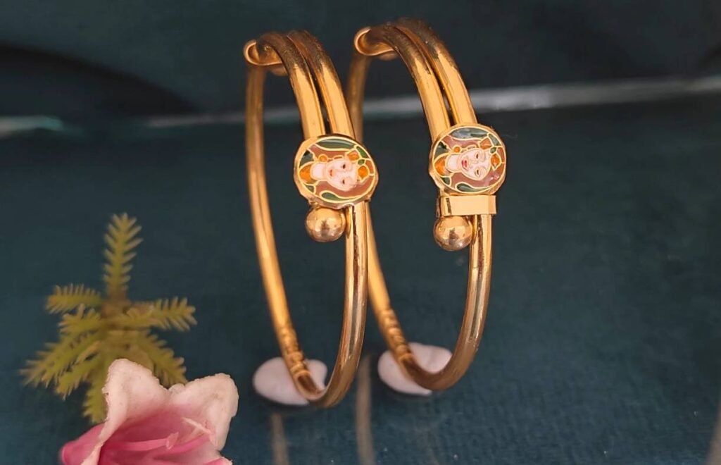 916 Gold Indian Design Bachha Kadli BB-096