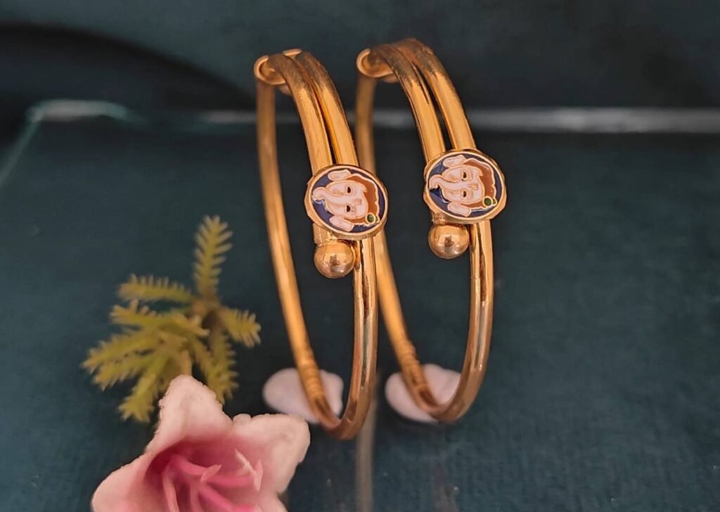916 Gold Stylish Bachha Kadli BB-098