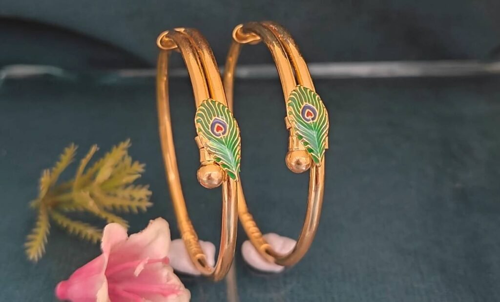 916 Gold Beautiful Bachha Kadli BB-100