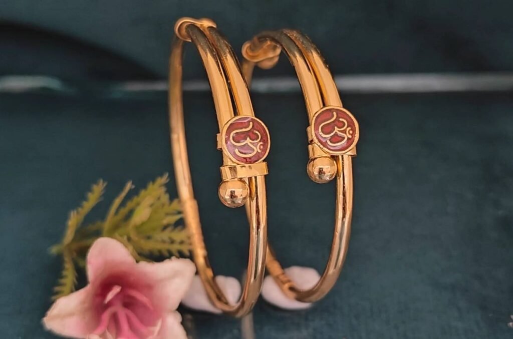 916 Gold Daily Wear Bachha Kadli BB-105