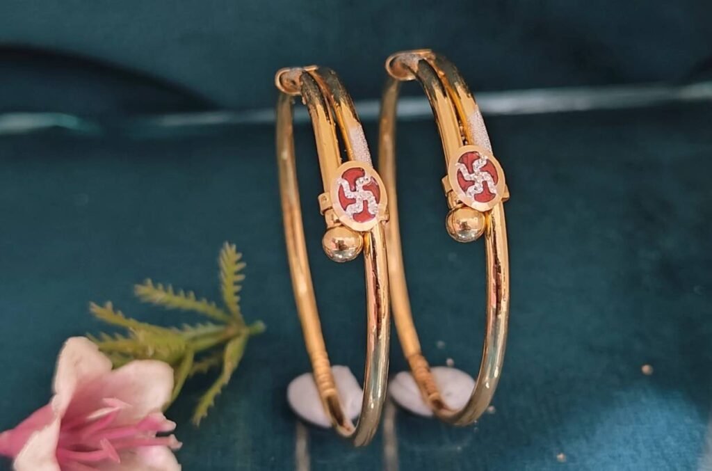 916 Gold Hallmarked Bachha Kadli BB-109