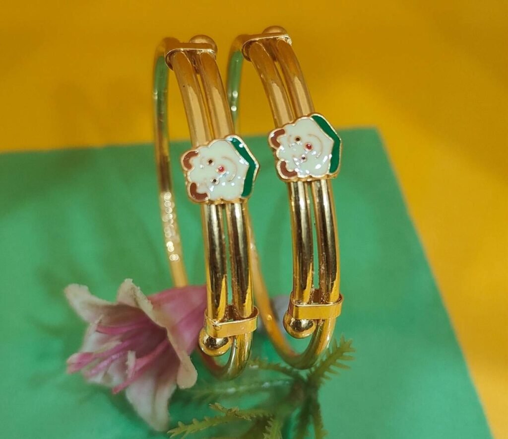 916 Gold Stylish Bachha Kadli BB-129