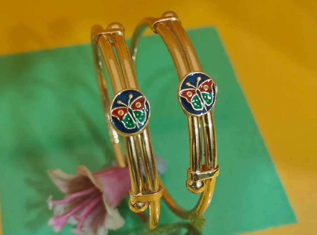 916 Gold Unique Bachha Kadli BB-135