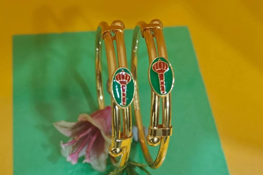 916 Gold Simple  Bachha Kadli BB-138