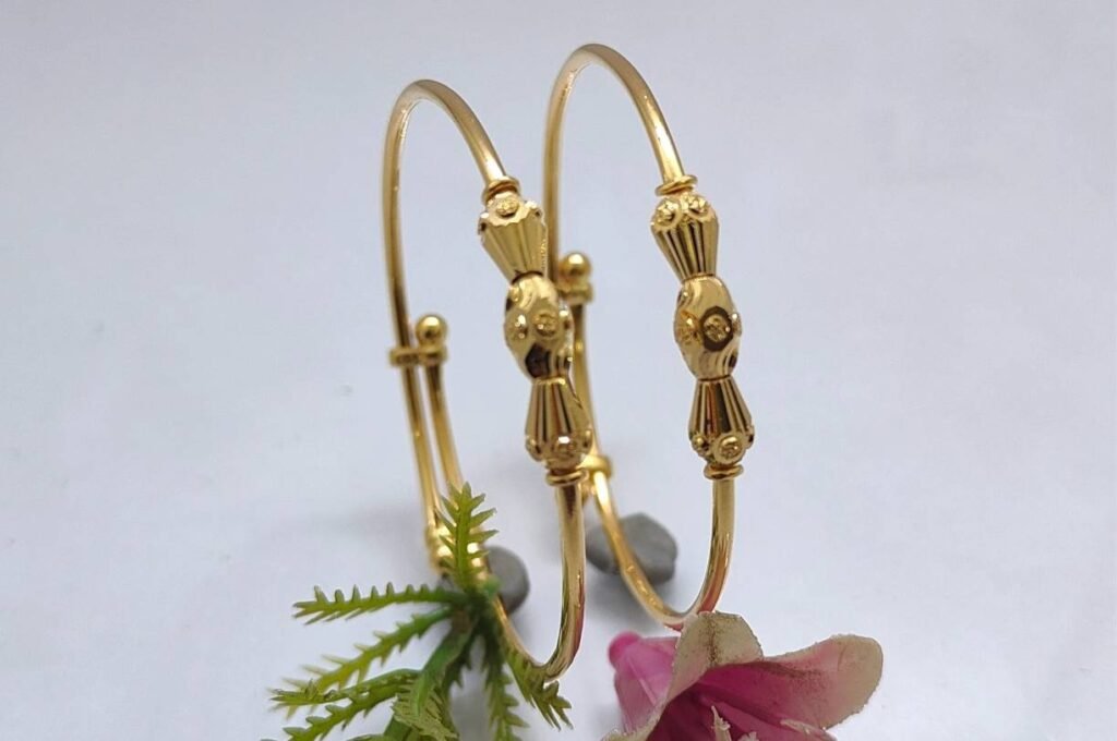 916 Gold Hallmarked Bachha Kadli BB-145