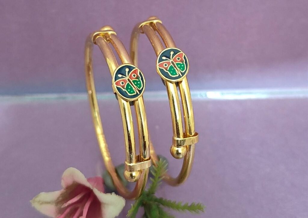 916 Gold Unique Bachha Kadli BB-168