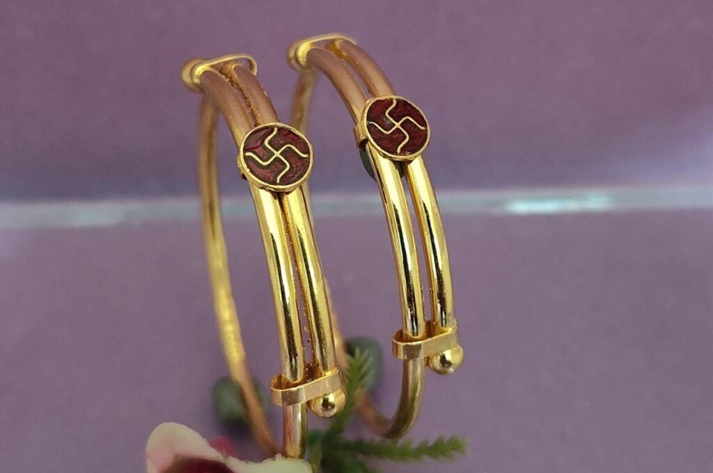 916 Gold Simple Bachha Kadli BB-171