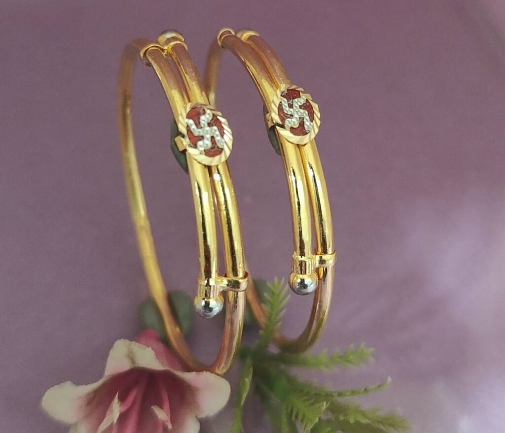 916 Gold Designer Bachha Kadli BB-253