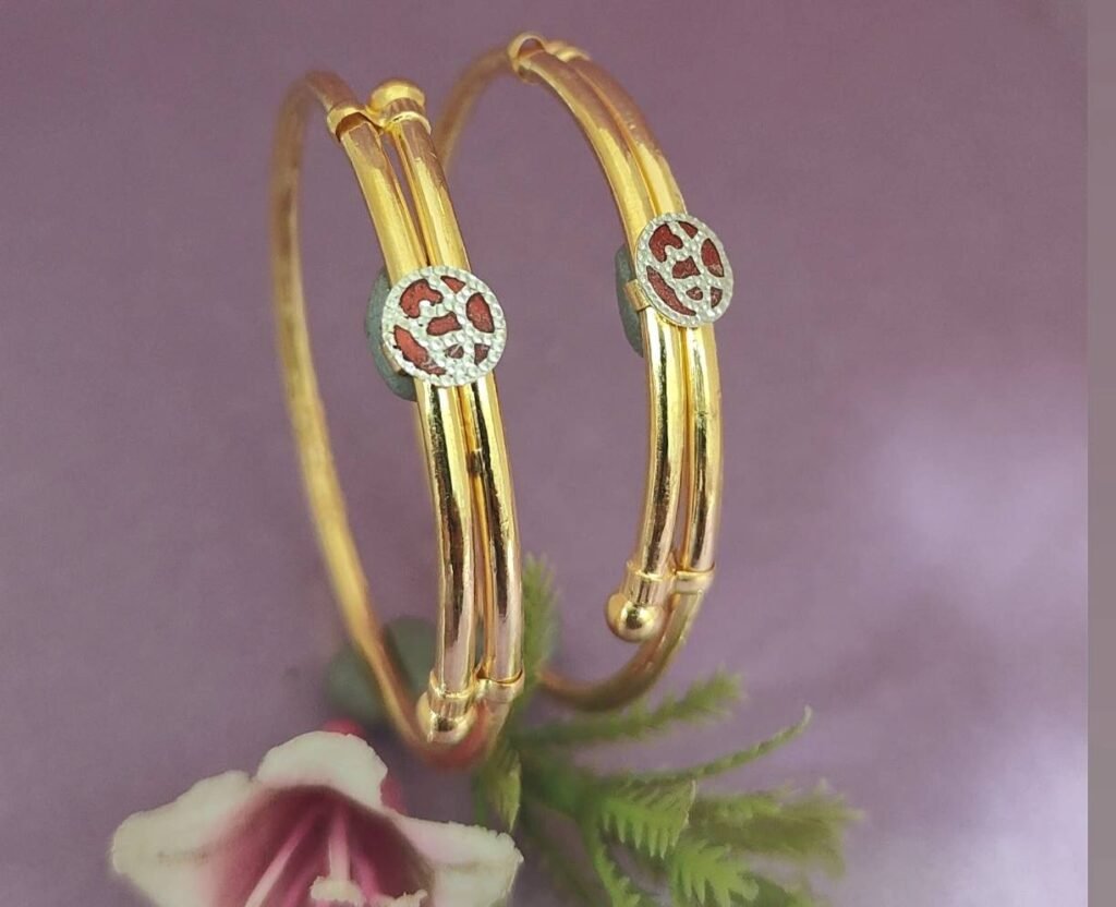916 Gold Hallmarked Bachha Kadli BB-254