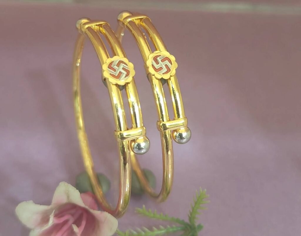 916 Gold Delicate Bachha Kadli BB-341