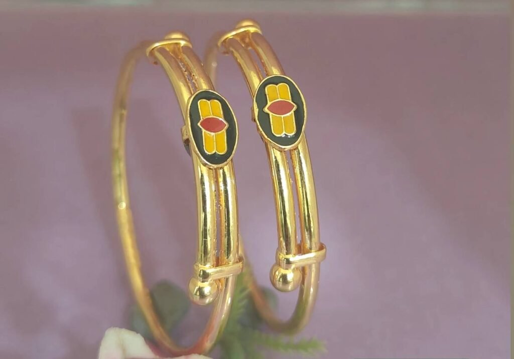 916 Gold Stylish Bachha Kadli BB-343