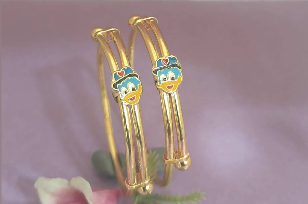 916 Gold Stylish Bachha Kadli BB-355