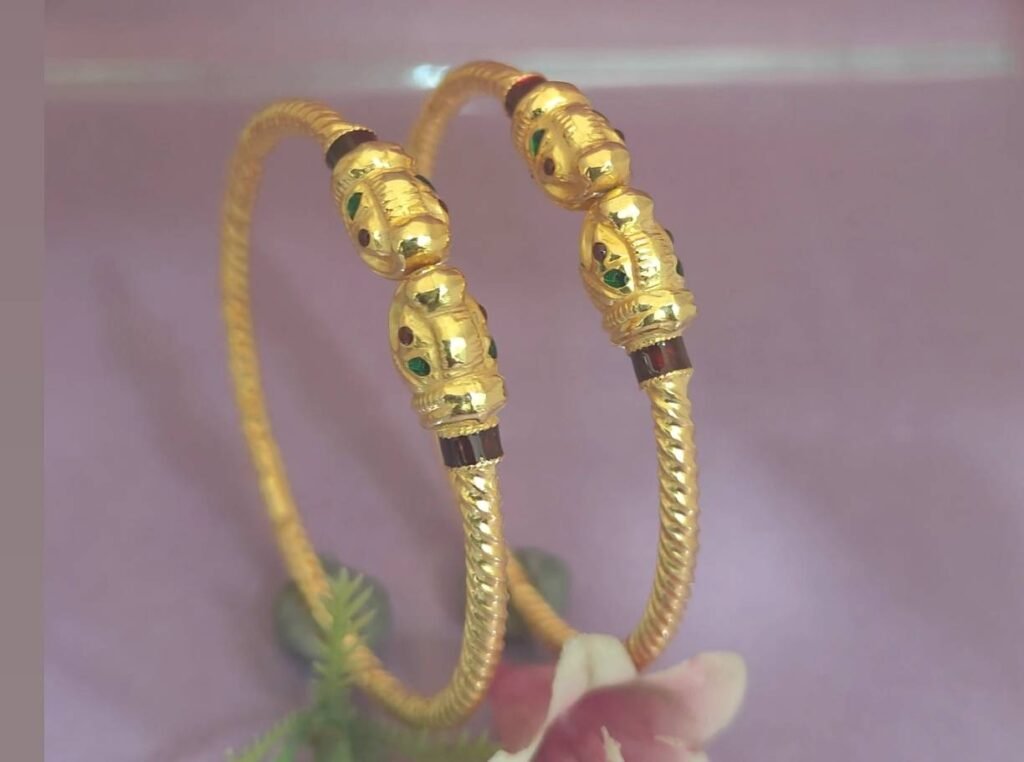 916 Gold Handmade Bachha Kadli BB-370