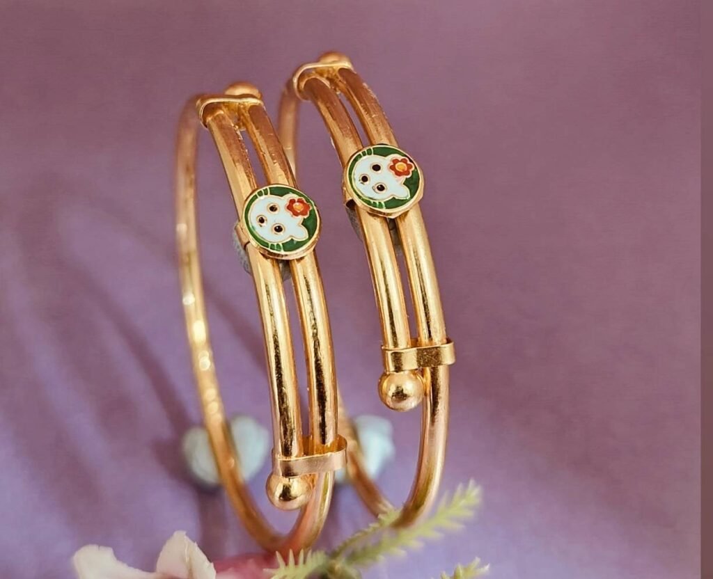 916 Gold Stylish Bachha Kadli BB-391