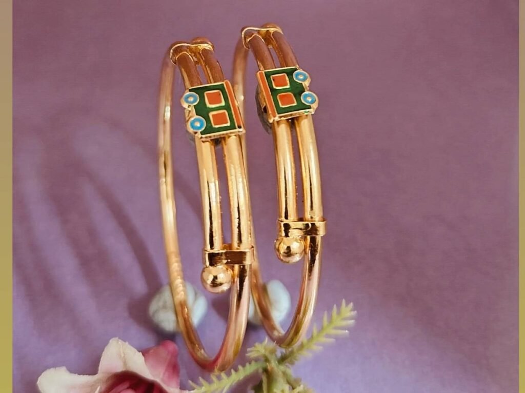 916 Gold Stylish Bachha Kadli BB-394