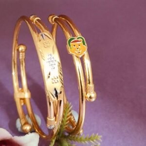 916 Gold Daily Wear Bachha Kadli BB-402