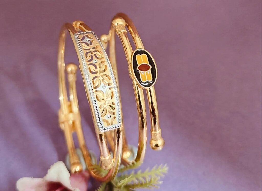 916 Gold Fancy Bachha Kadli BB-404