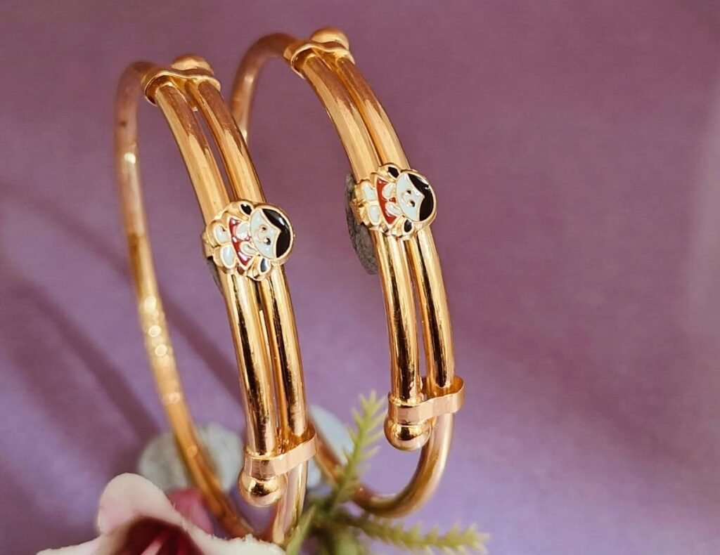 916 Gold Hallmarked Bachha Kadli BB-406