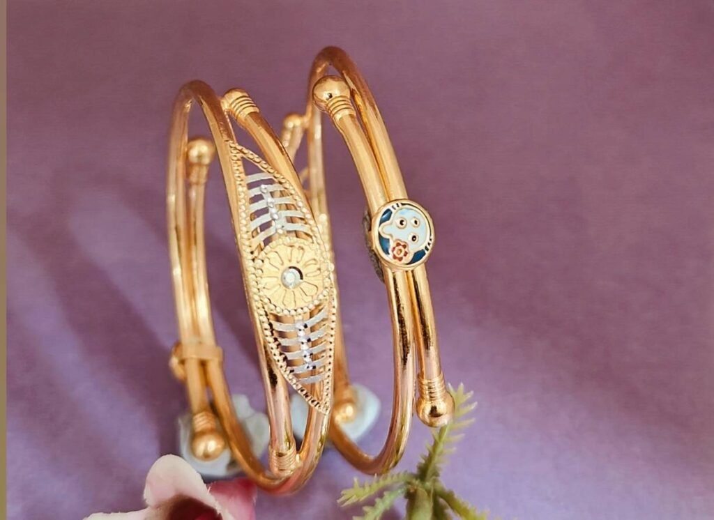 916 Gold Stunning Bachha Kadli BB-418