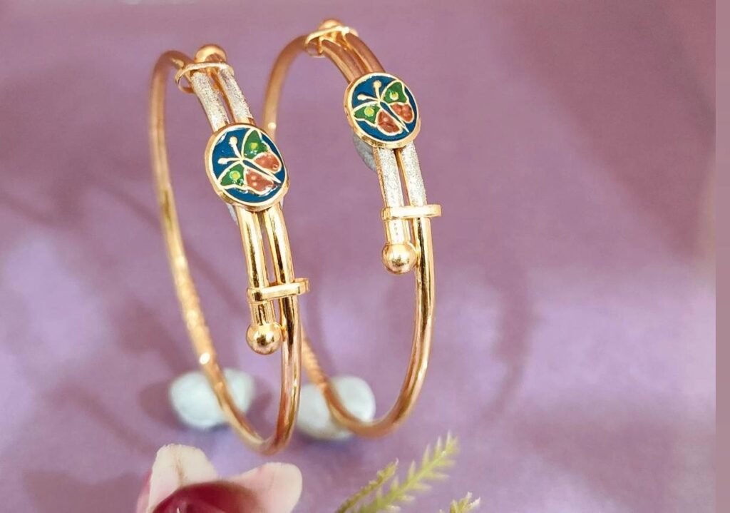916 Gold Beautiful Bachha Kadli BB-434