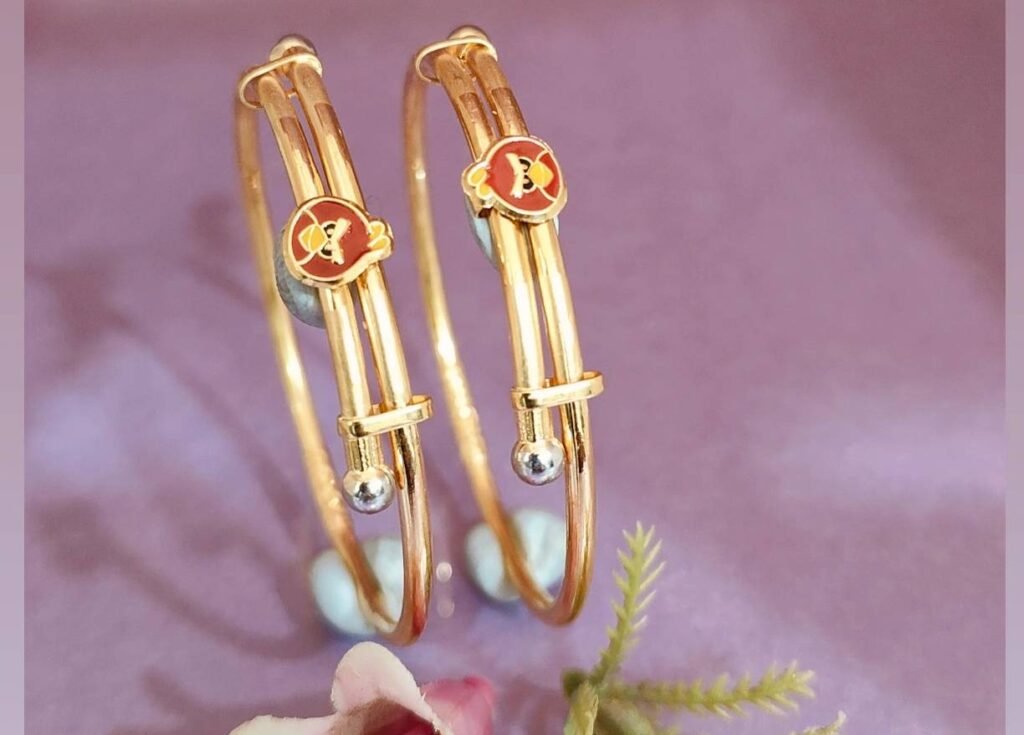 916 Gold Unique Bachha Kadli BB-435