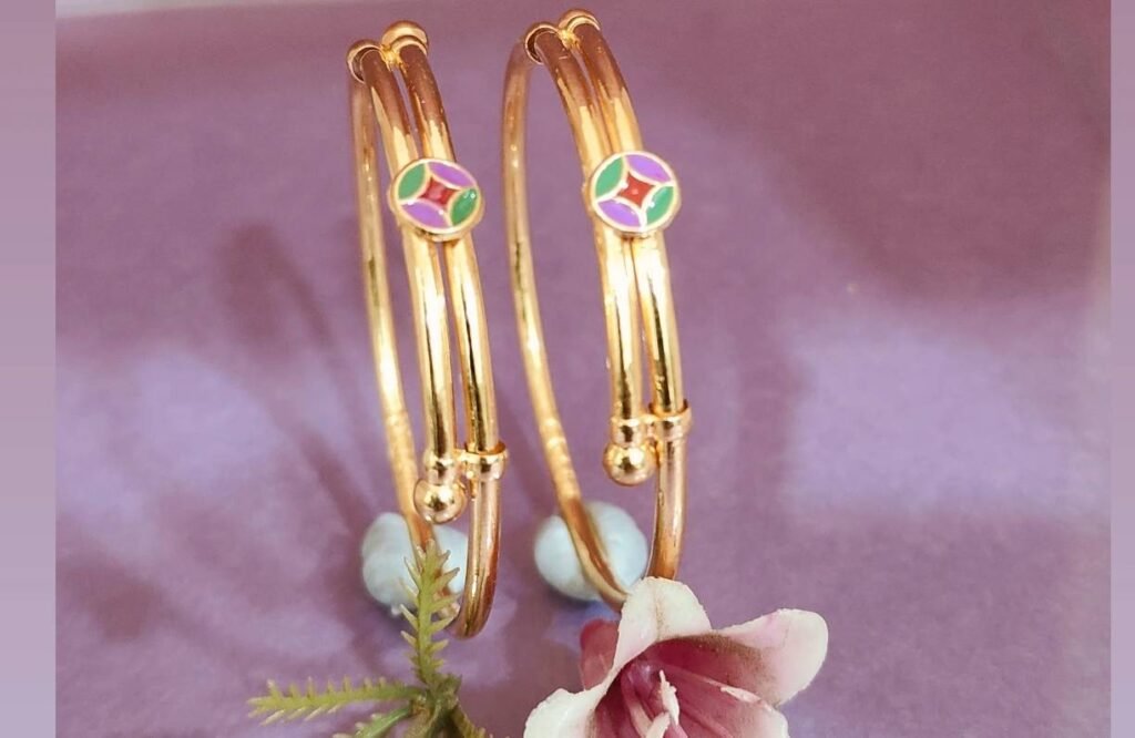 916 Gold Stylish Bachha Kadli BB-448
