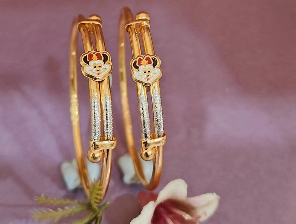 916 Gold Stylish Bachha Kadli BB-451
