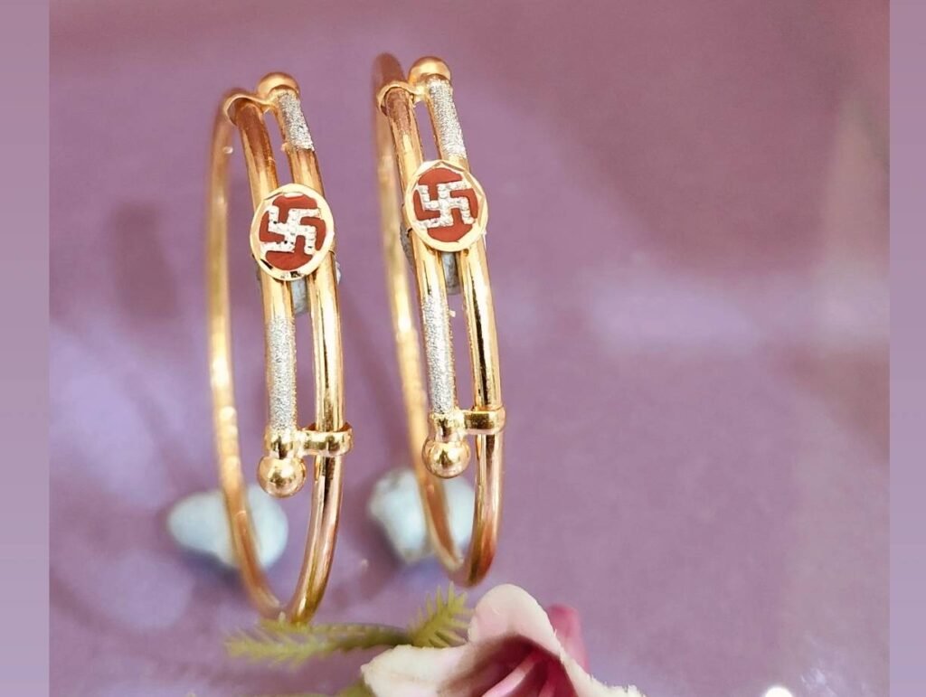 916 Gold Unique Bachha Kadli BB-454