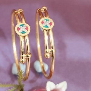 916 Gold Daily Wear Bachha Kadli BB-458