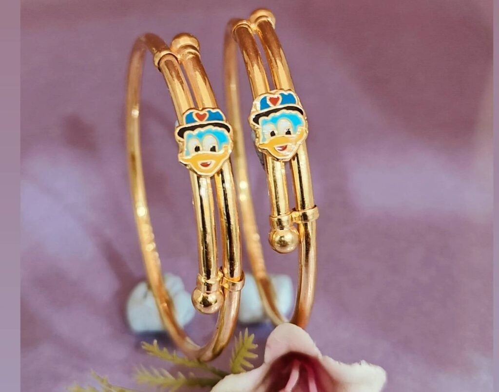 916 Gold Designer Bachha Kadli BB-461