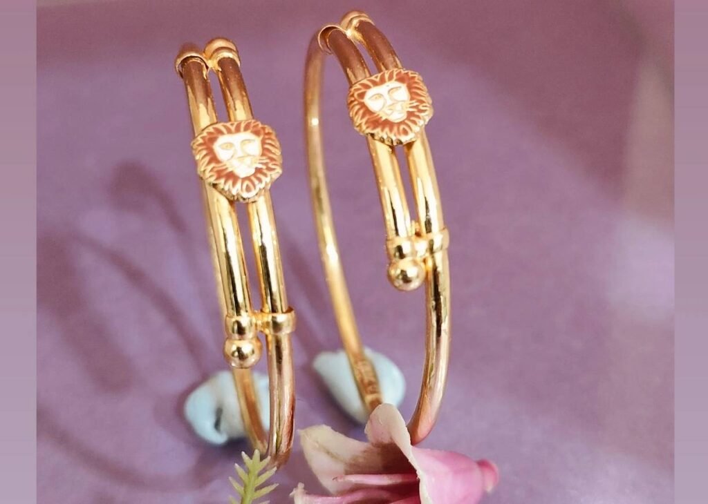 916 Gold Indian Design Bachha Kadli BB-468