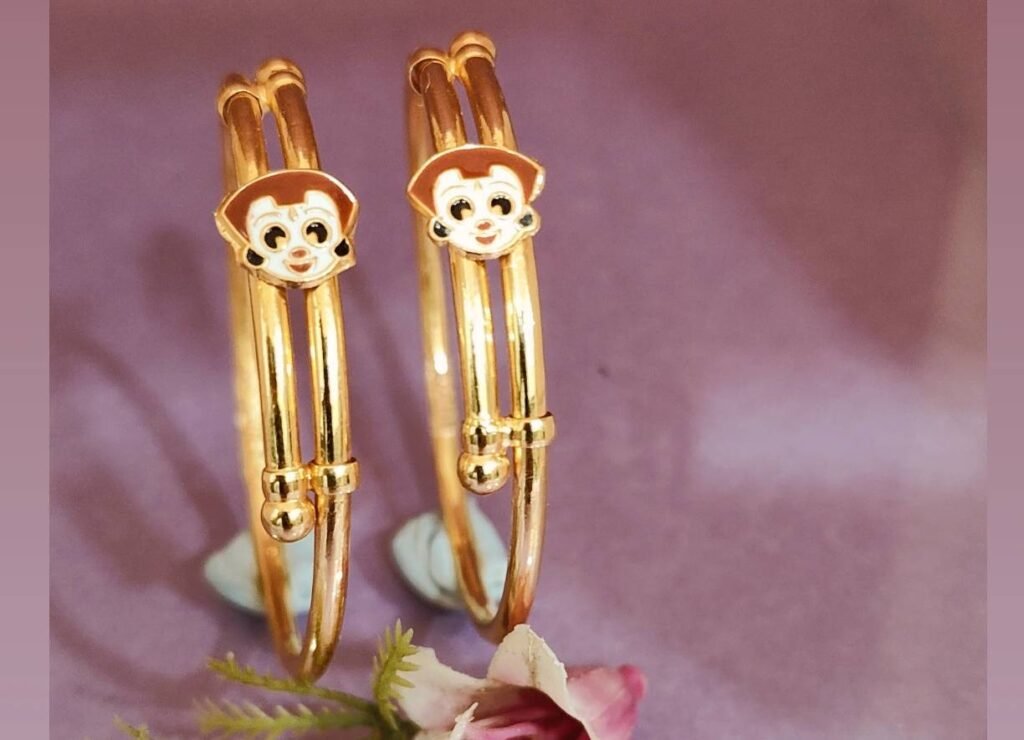 916 Gold Beautiful Bachha Kadli BB-472