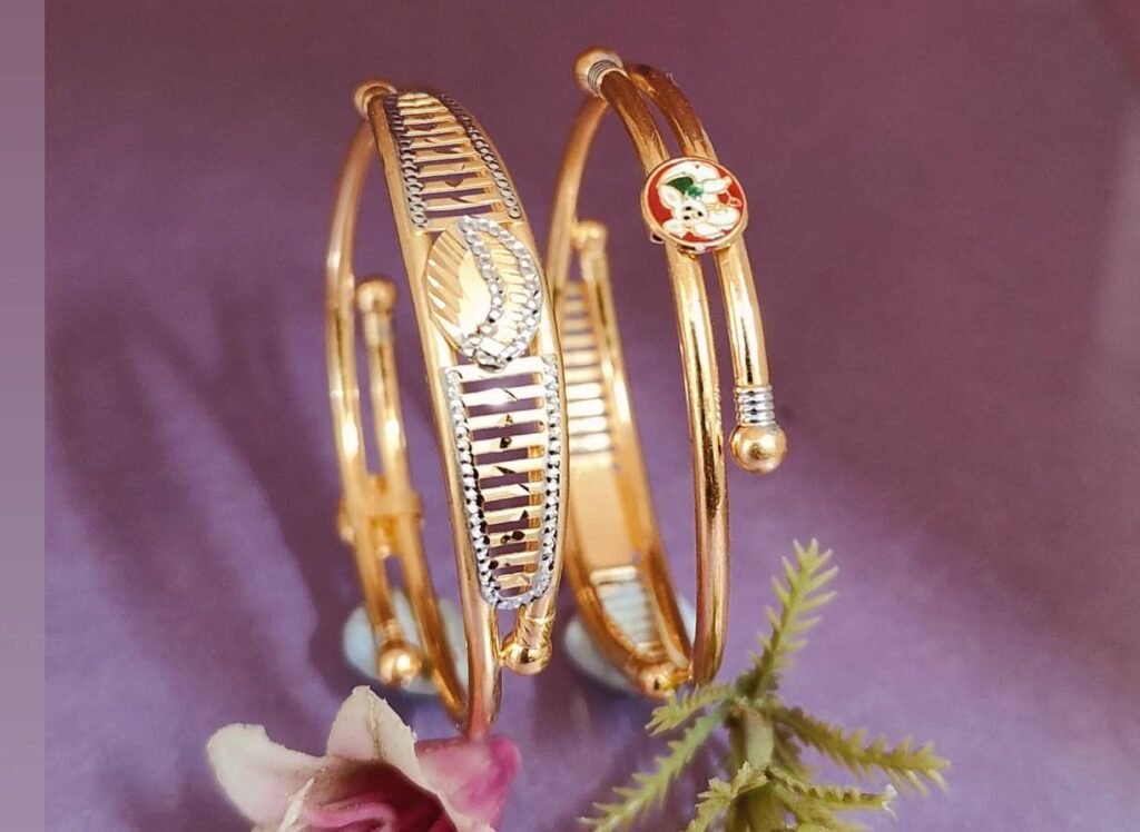 916 Gold Unique Bachha Kadli BB-474