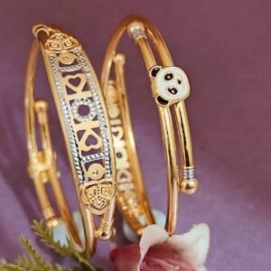 916 Gold Daily Wear Bachha Kadli BB-478