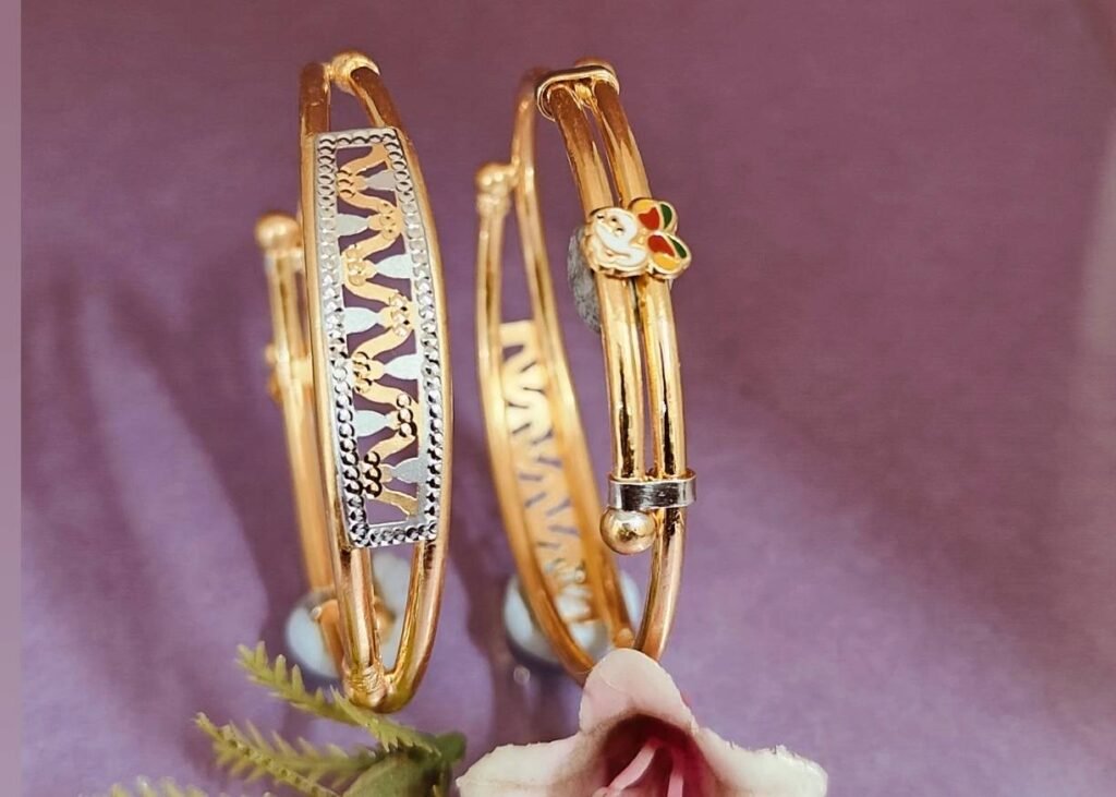 916 Gold Handmade Bachha Kadli BB-479