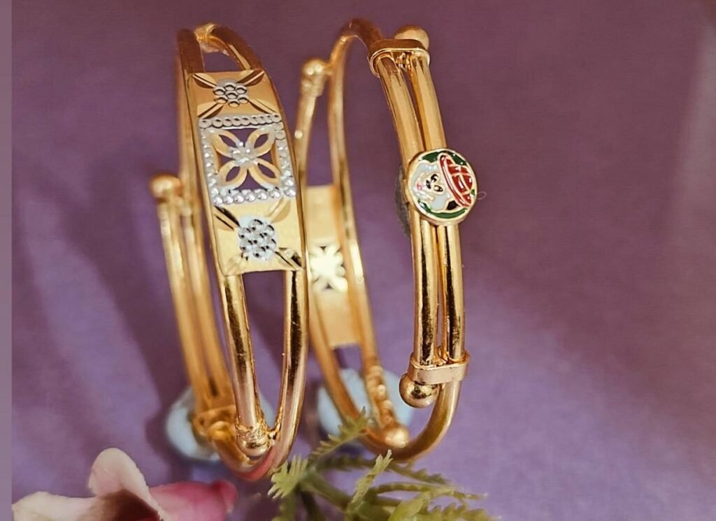 916 Gold Fancy Bachha Kadli BB-480