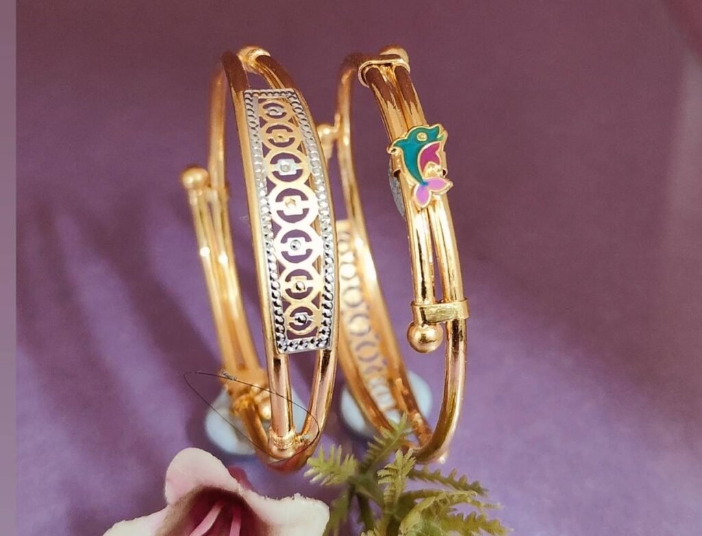 916 Gold Designer Bachha Kadli BB-481